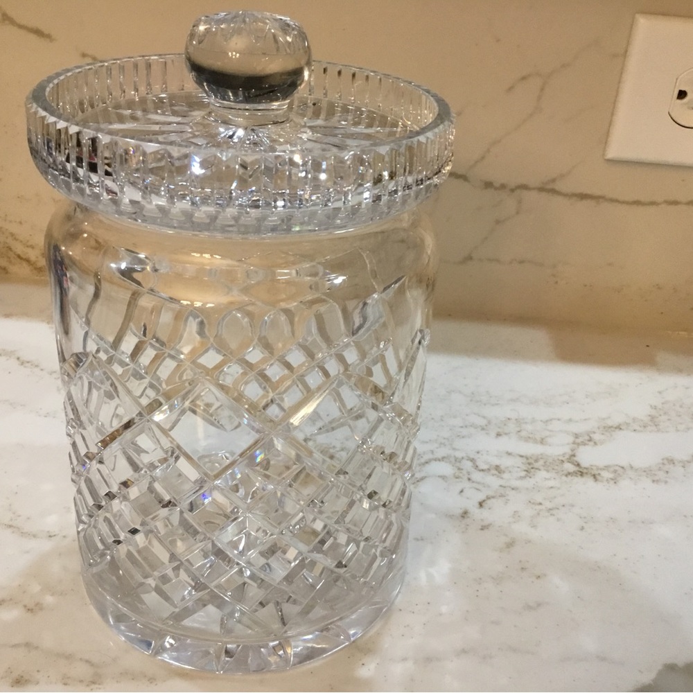 Galway Irish Crystal Biscuit Jar